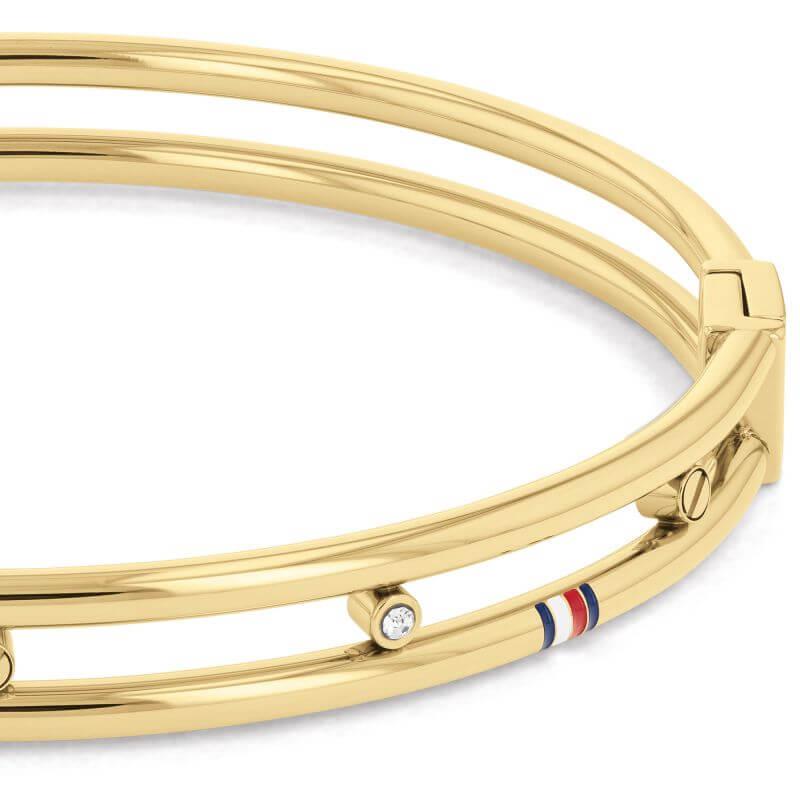 Hardware Hinged Gold Plated Bangle