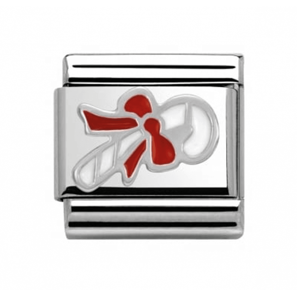 Classic Enamel Candy Cane Link