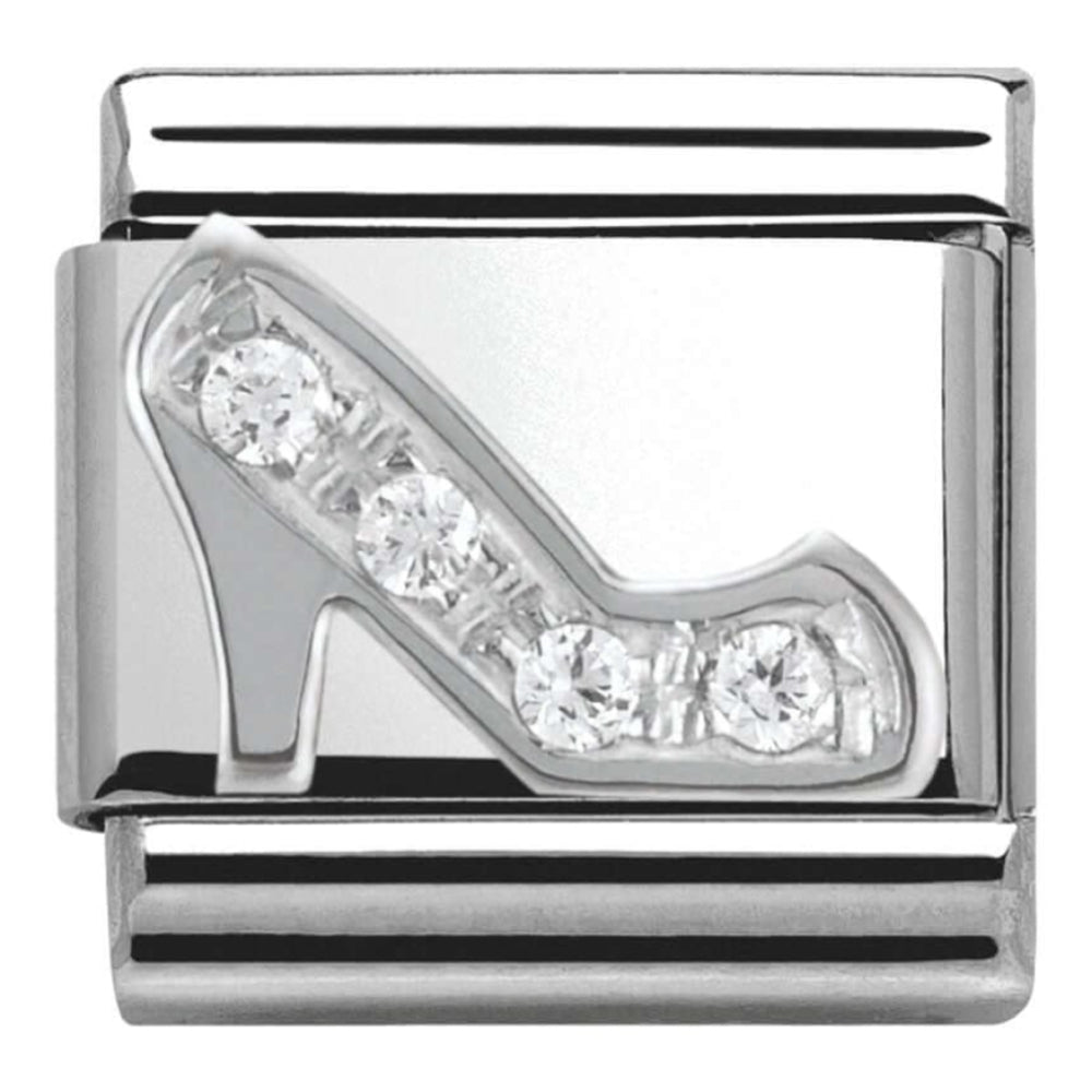 Classic CZ Heel Shoe Link