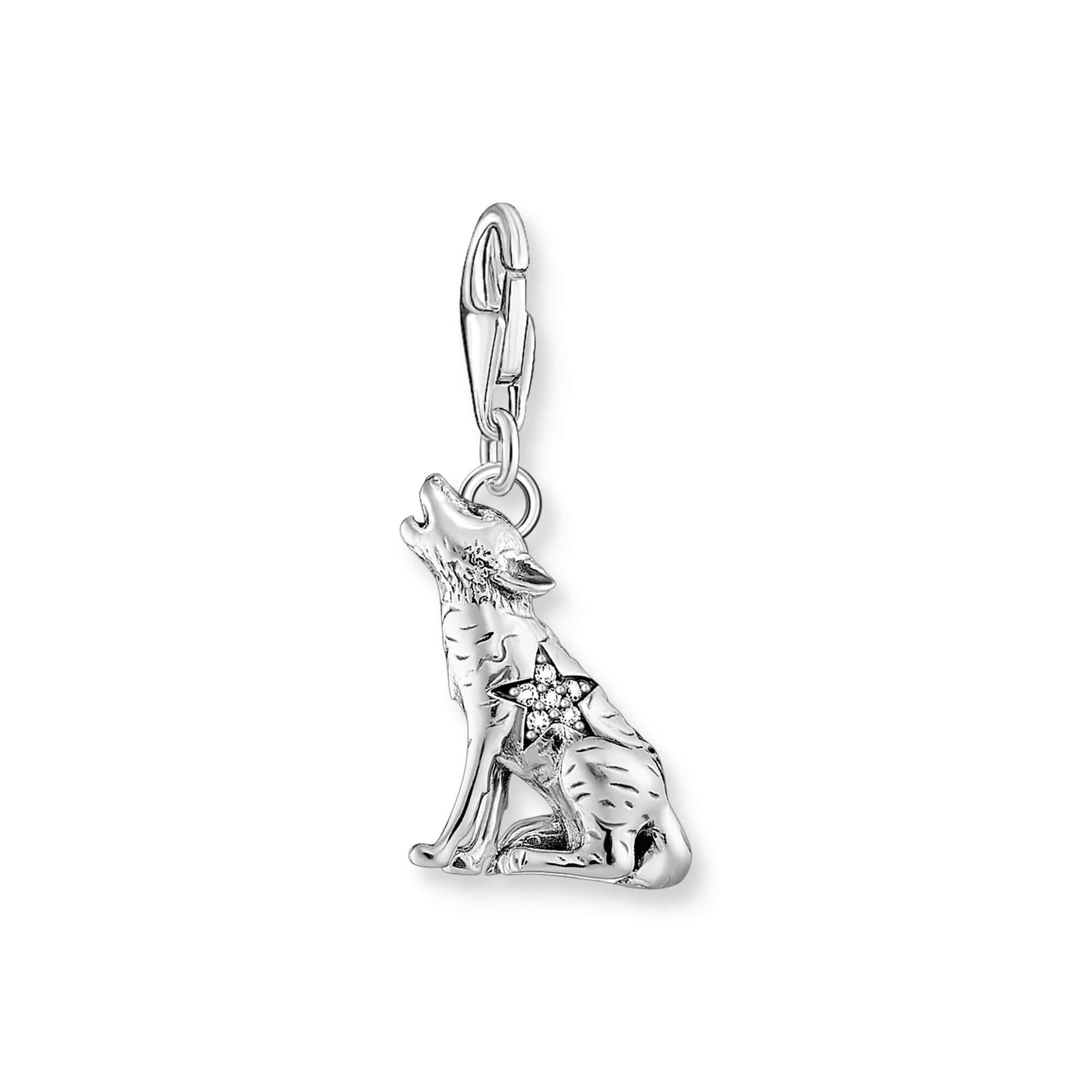 Wolf Charm Pendant