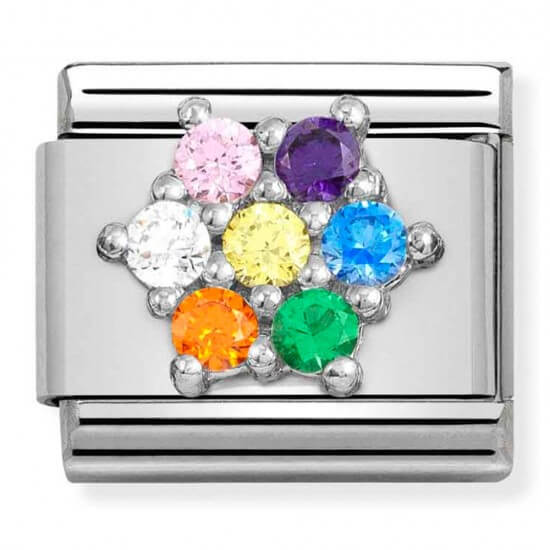 Composable Classic Rainbow Flower Link