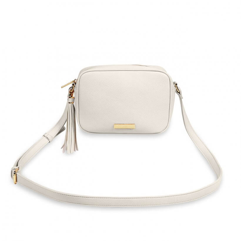 Sophia Tassel Crossbody Bag | Off White
