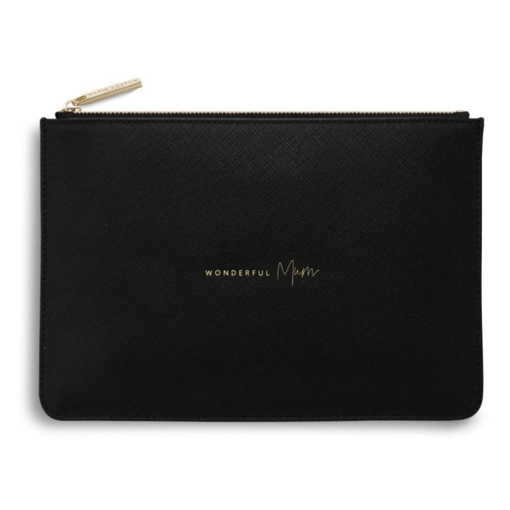 PERFECT POUCH - WONDERFUL MUM - Black - 16x24cm