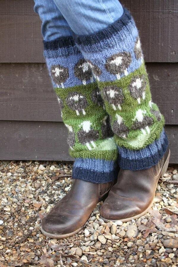 Flock Of Herdwick Sheep Legwarmer