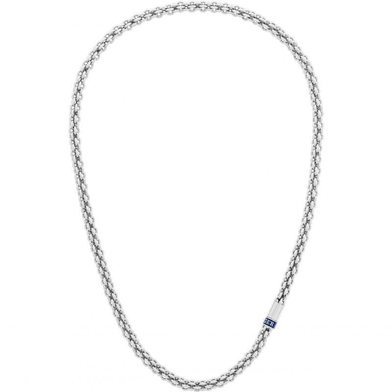 Intertwined Circles Stainless Steel Chain Necklace