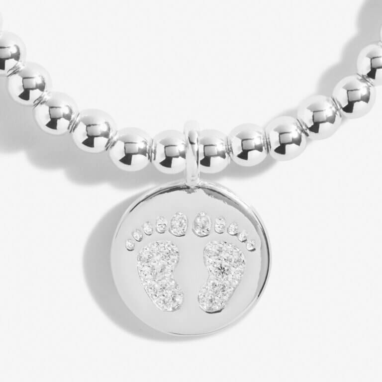 A Little | Baby On The Way! | Silver | Bracelet | 17.5cm Stretch