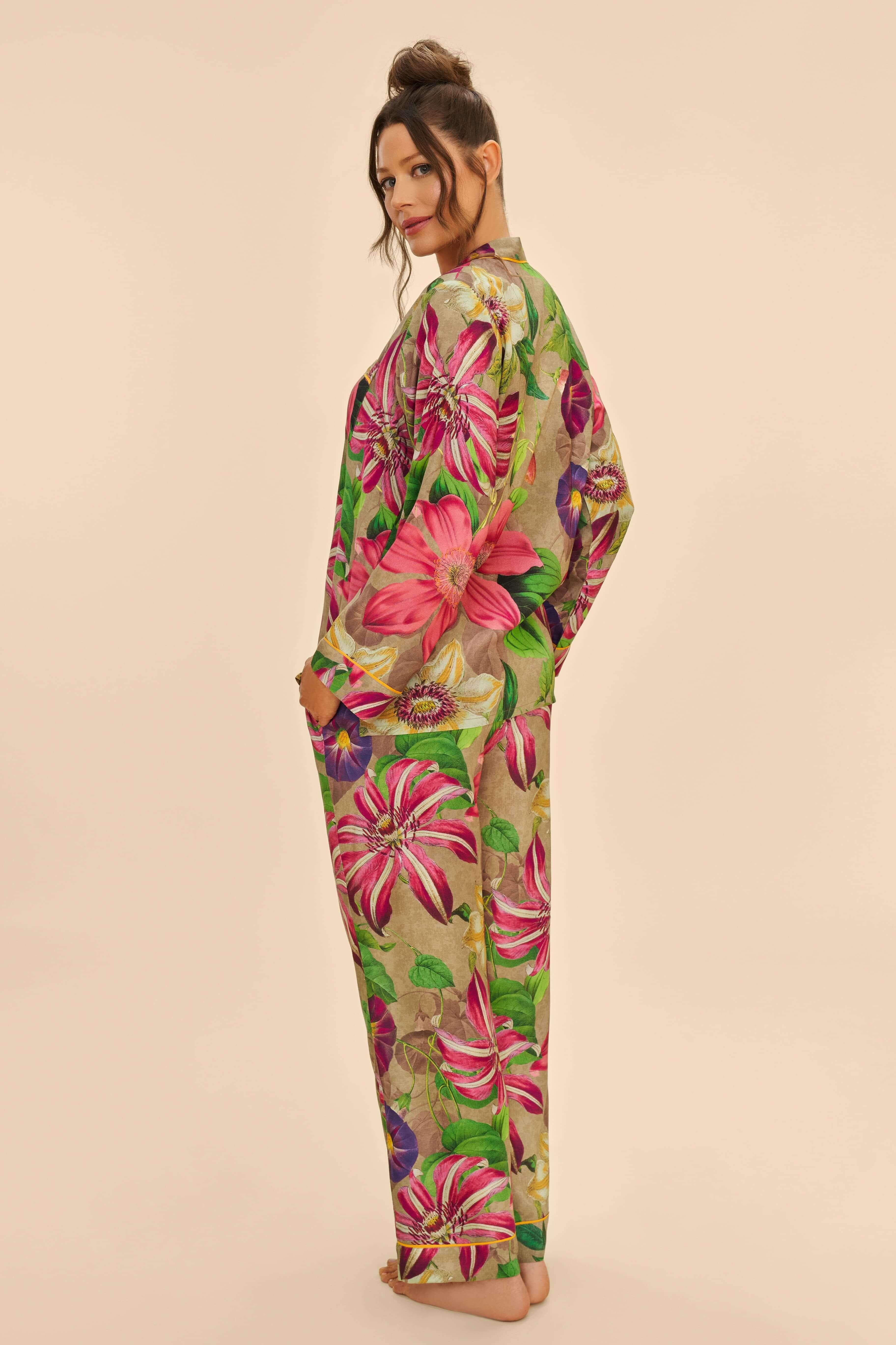 Super Soft Oversized Botanicals Pyjamas