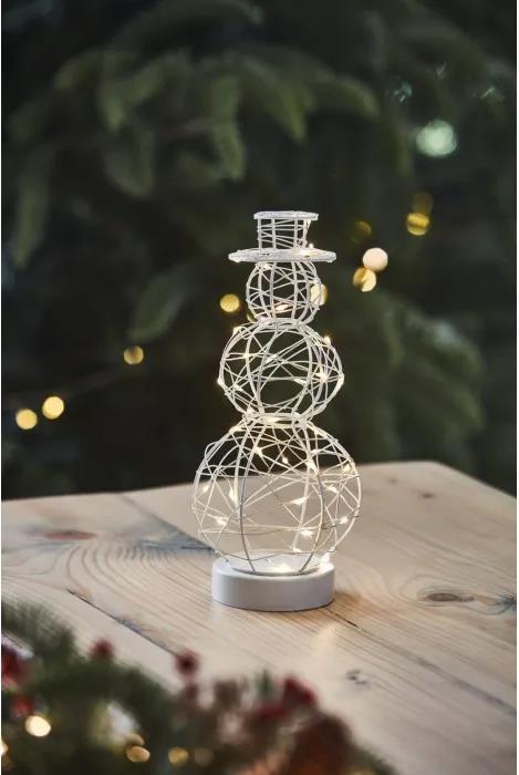 Table Wire Snowman White