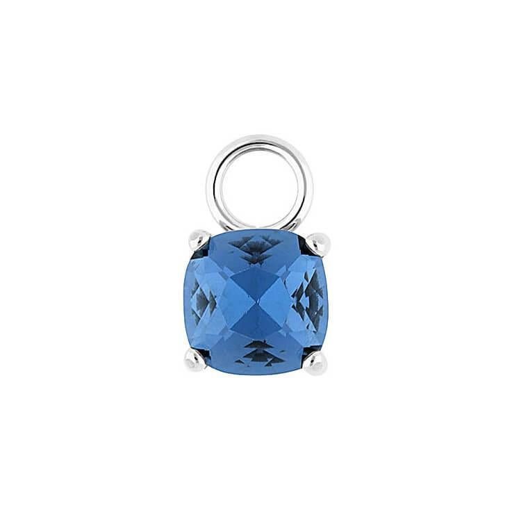 Interchangeable Celso Dark Blue 8mm SS Charm