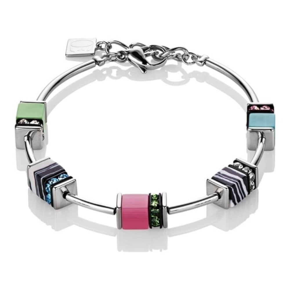 Geo Cube Multicolour Pastel Bracelet