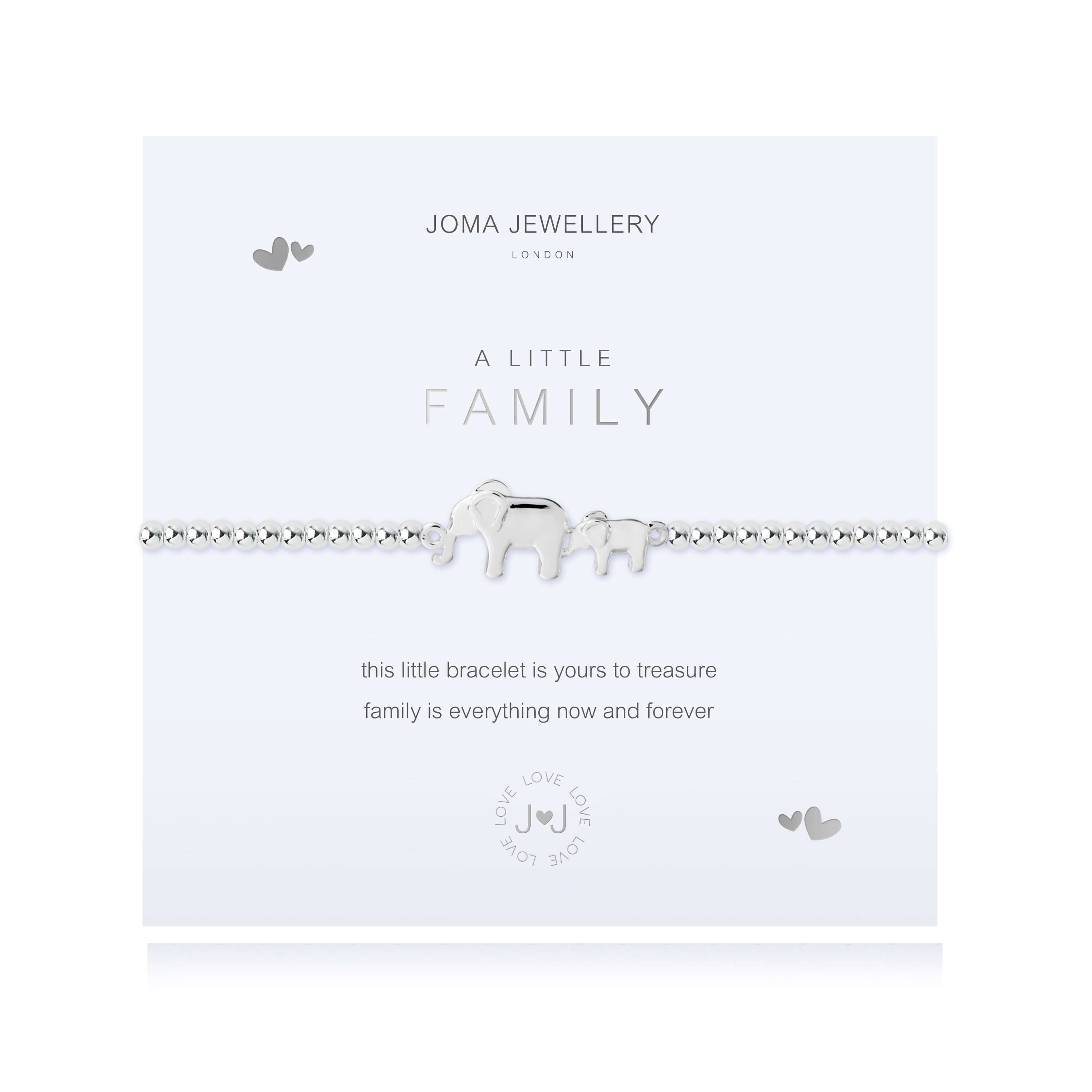 A Little | Family | Silver | Bracelet | 17.5cm Stretch