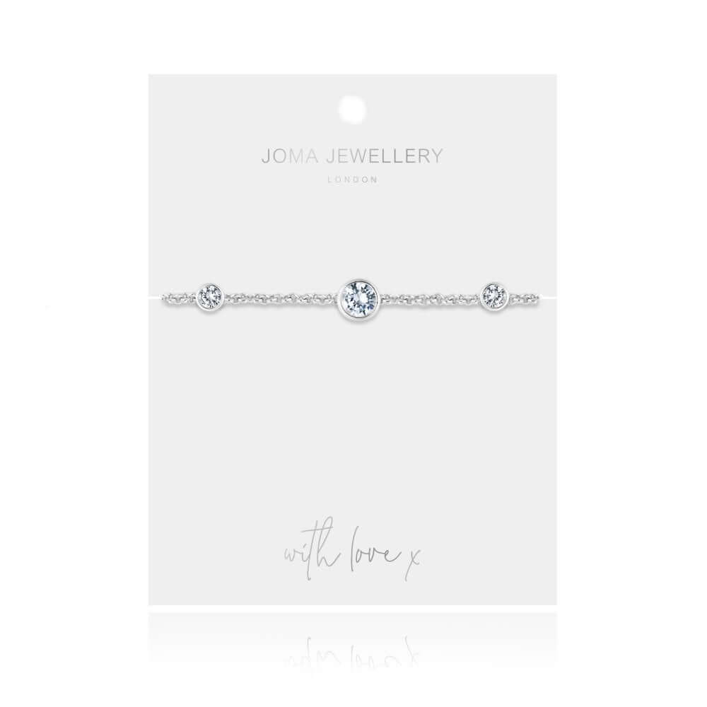 Esme | Silver | CZ | Bracelet | 19cm Adjustable