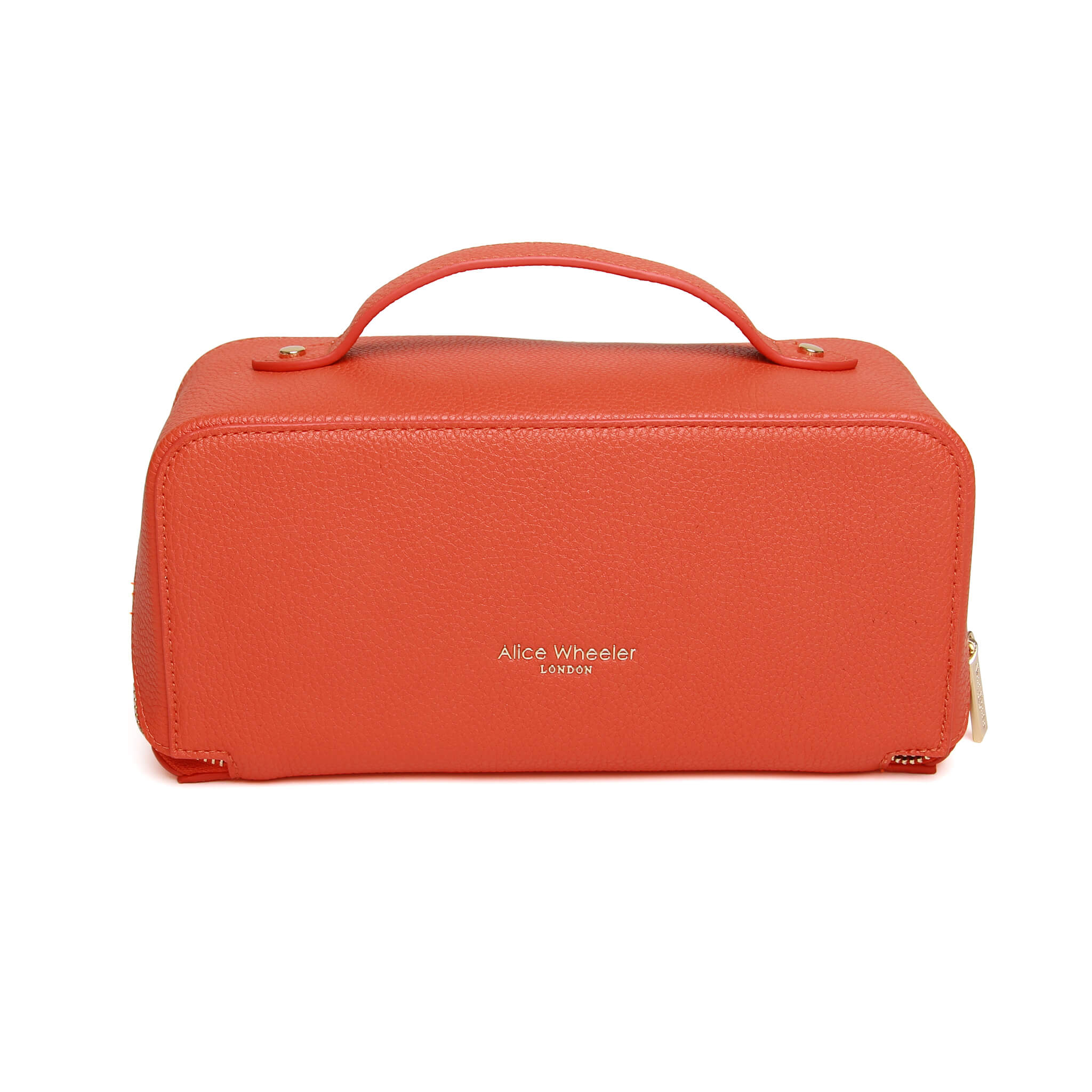 Orange Train Beauty Case