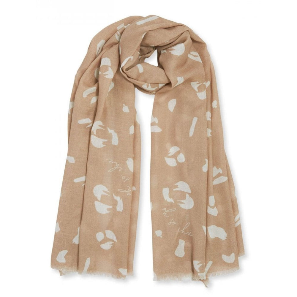 Sentiment Scarf | Oh So Chic | Taupe | 184 X 86cm