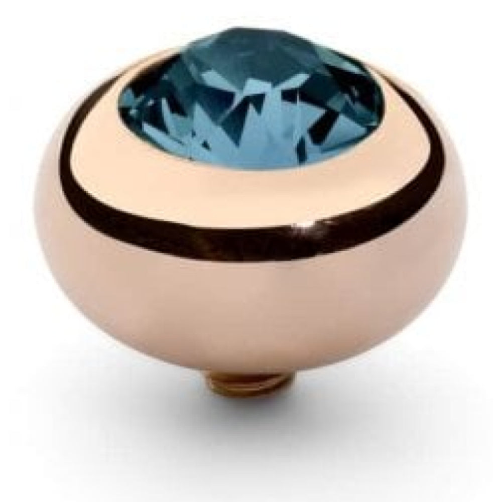 Famosa Rose Gold 10mm Tondo Ring Top Montana