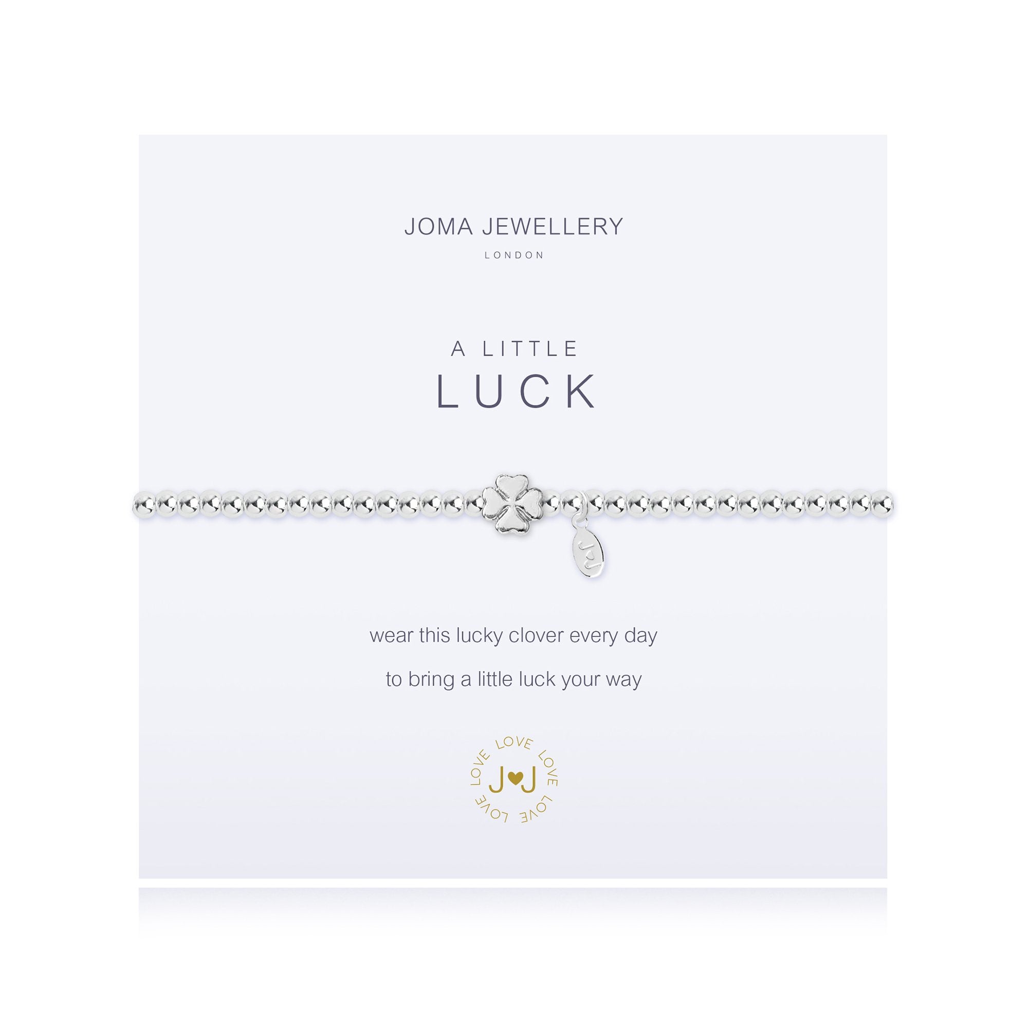 A Little | Luck | Silver | Bracelet | 17.5cm Stretch