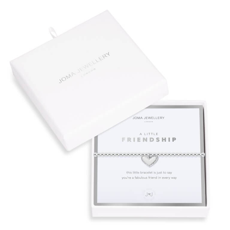 Beautifully Boxed A Littles | Fabulous Friend | Silver | Bracelet | 17.5cm Stretch