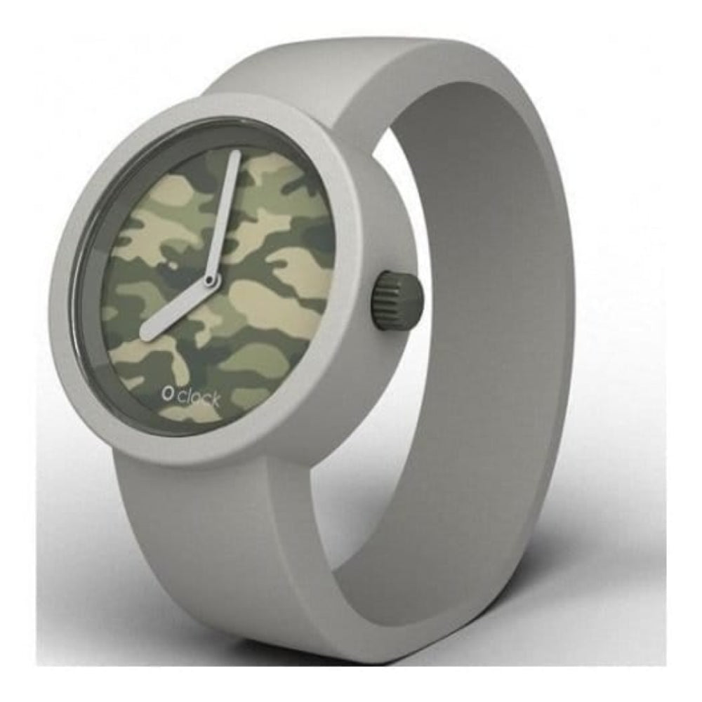 Small Ice Camouflage Unisex Silicone Wristwatch