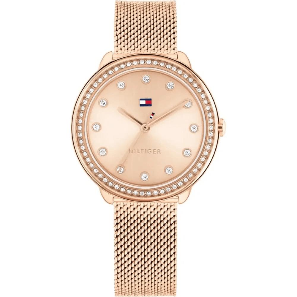 Demi RG Dial & RG Plated Mesh Bracelet Strap Ladies Watch