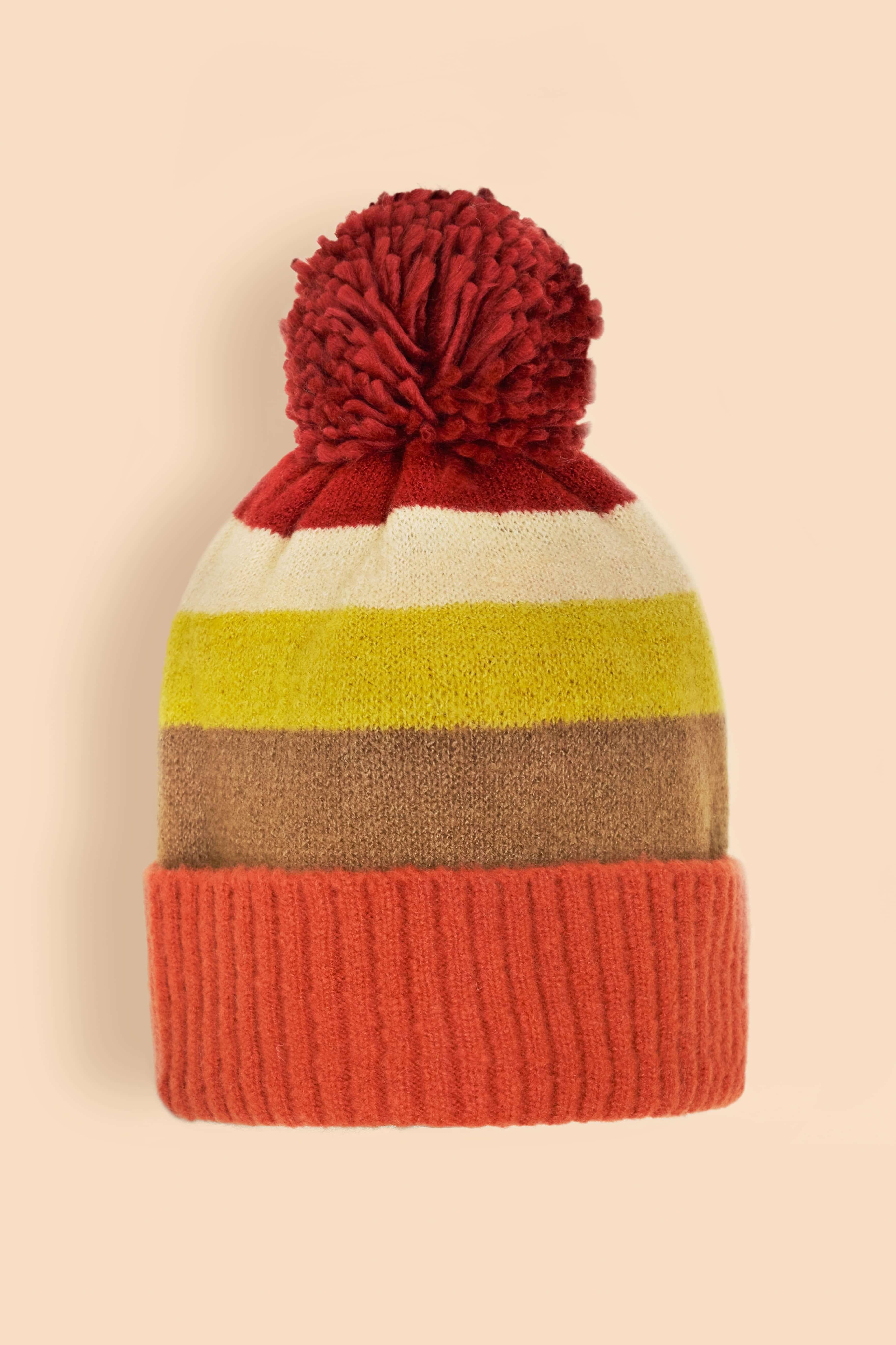 Lilia Bobble Hat - Mixed Sunset
