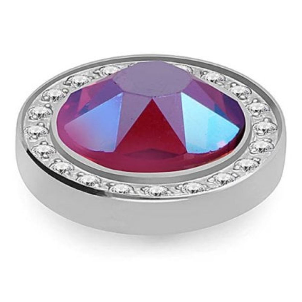 10.5mm Interchangeable Canino Deluxe Fuchsia Shimmer Crystal Top in S/P