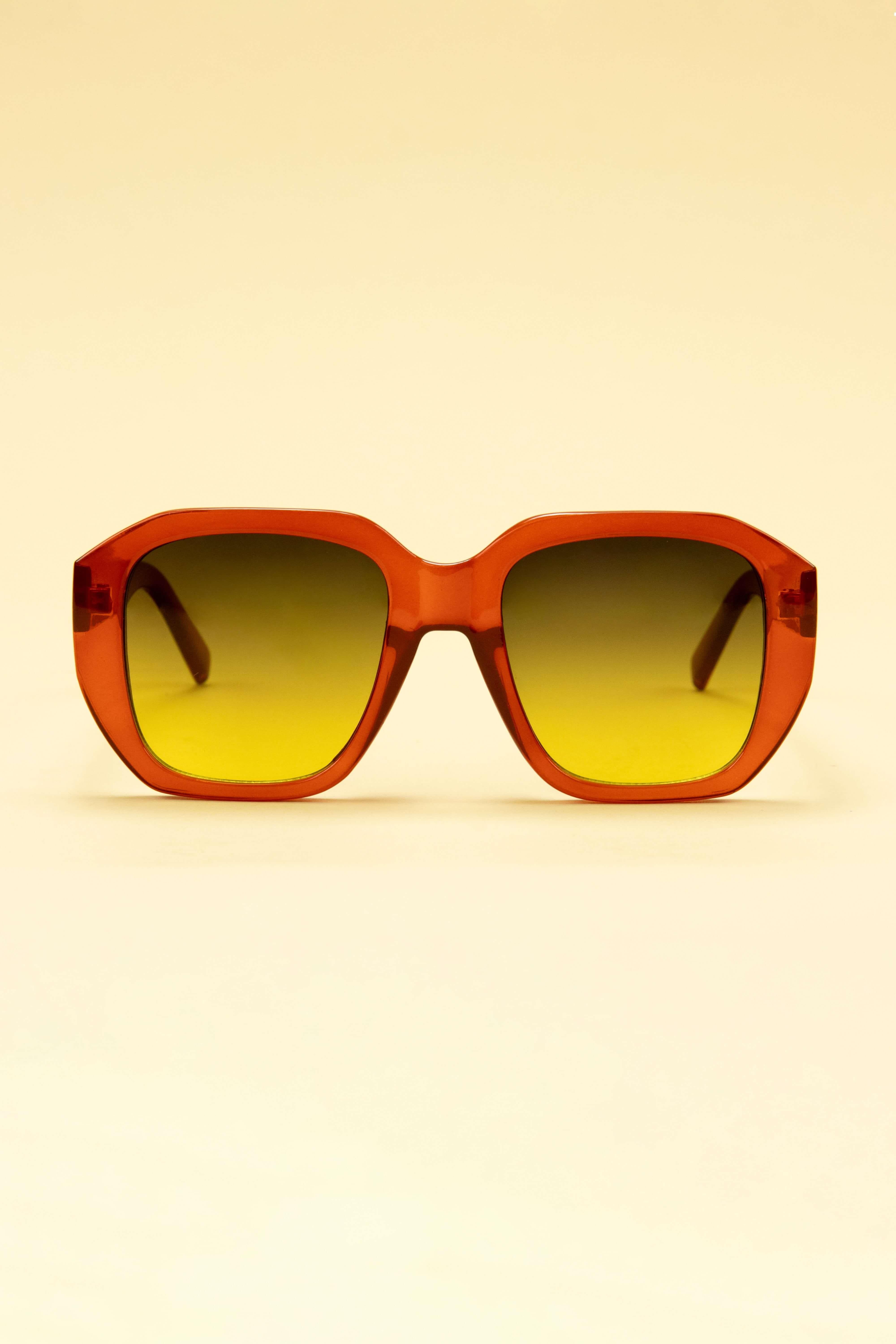 Jolene - Rust Sunglasses