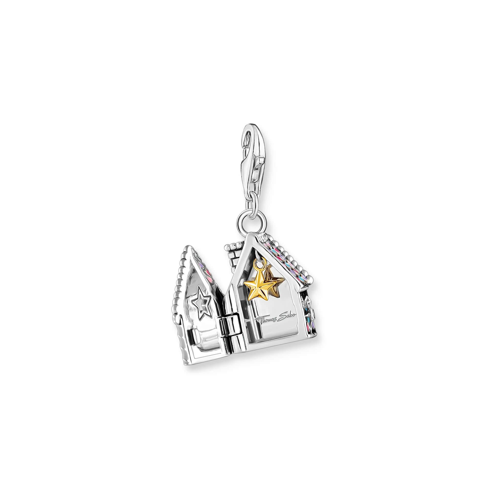 Gingerbread House Charm Pendant