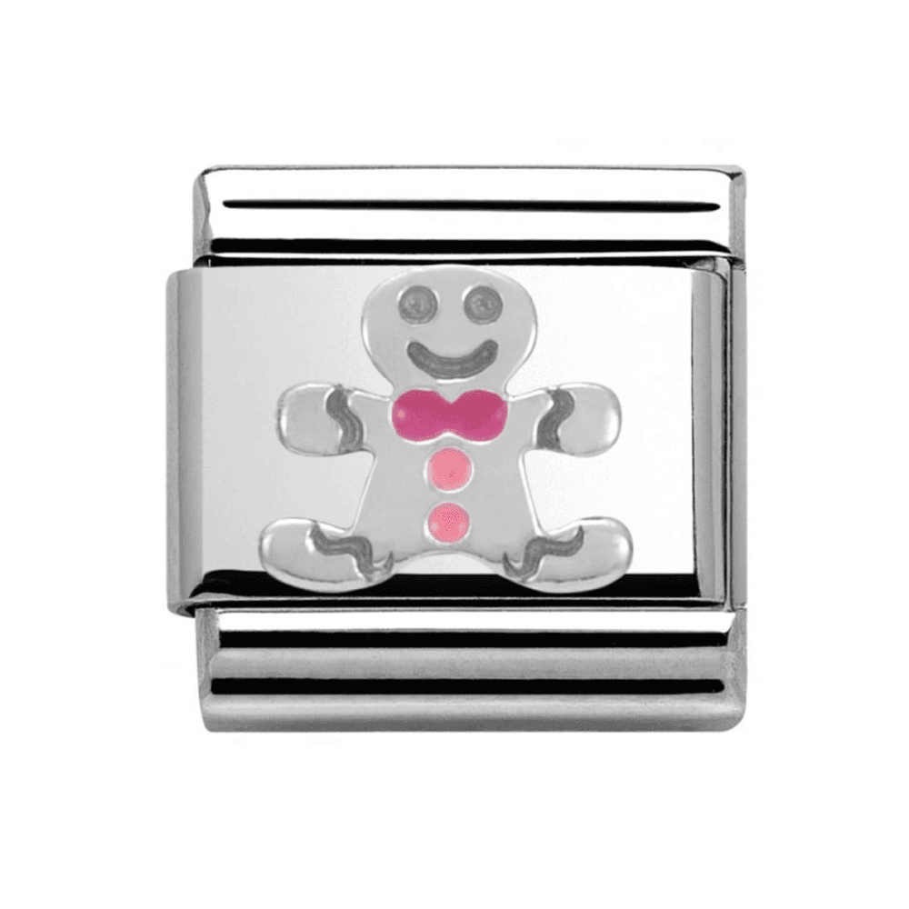 Classic Enamel Gingerbread Man Link