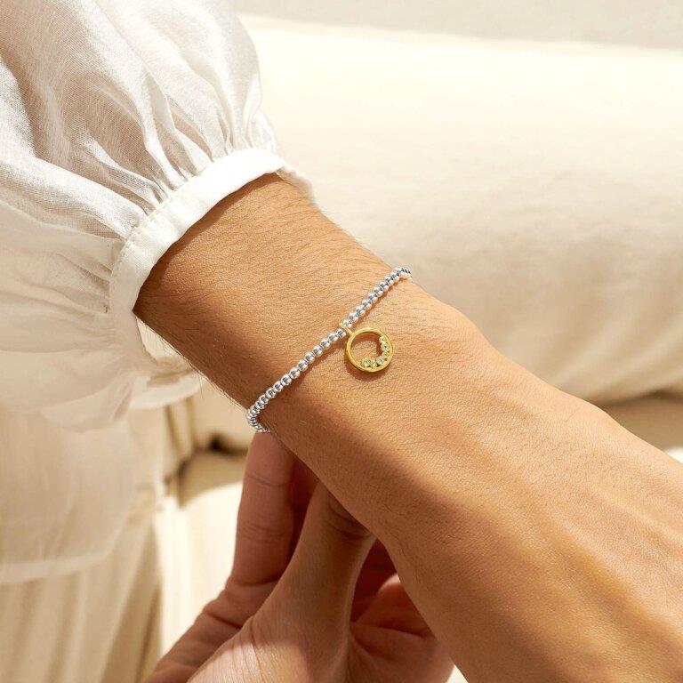 A Little 'Courage' Silver & Gold Plated Bracelet