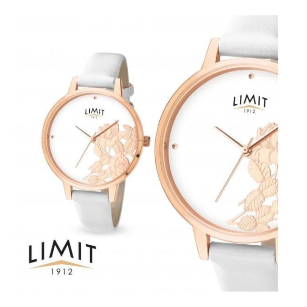 Ladies Secret Garden Rose Gold Plated Quartz Watch