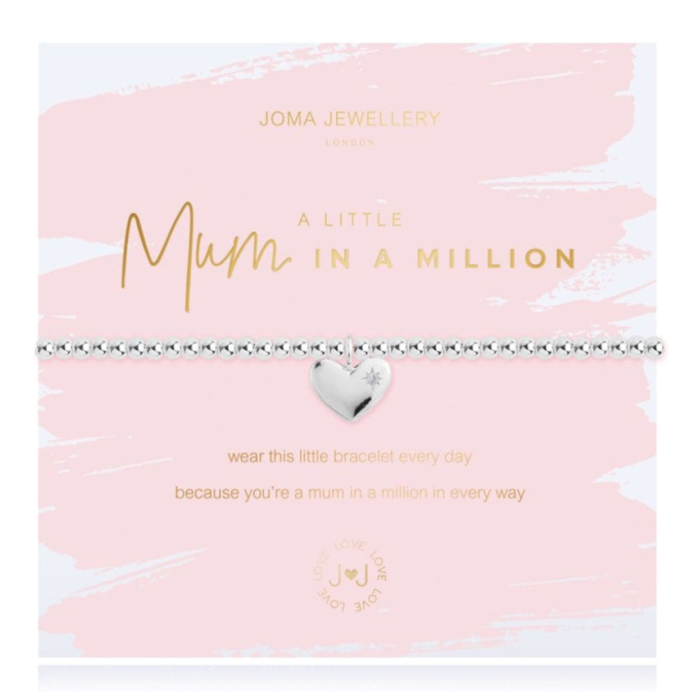 Beautifully Boxed A Littles | Mum In A Million | Bracelet | 17.5cm Stretch