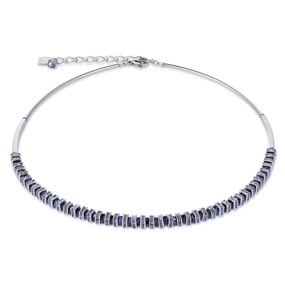 Geo Cube Anthracite Necklace