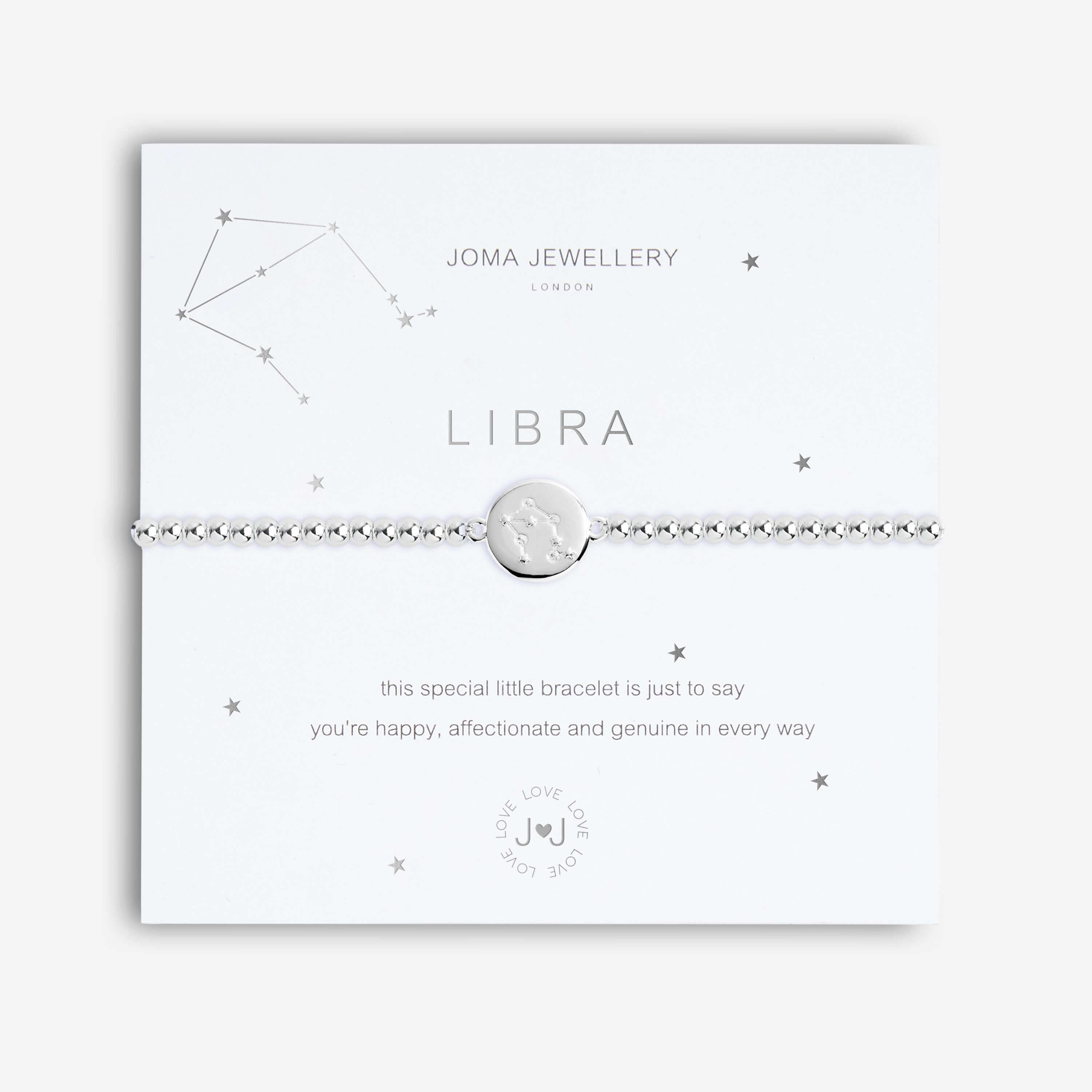 A Little | Libra | Silver | Bracelet | 17.5cm Stretch