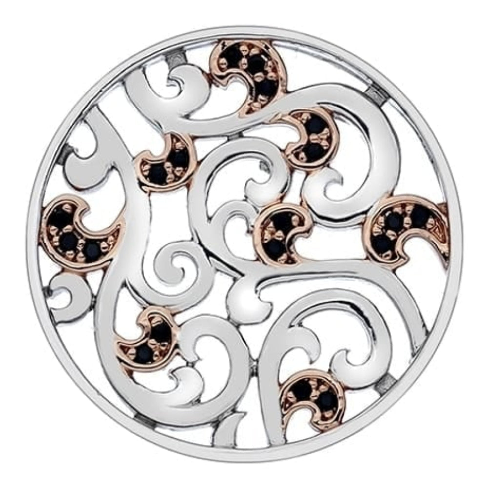Creativity Silver & Rose Gold Coin - 25mm