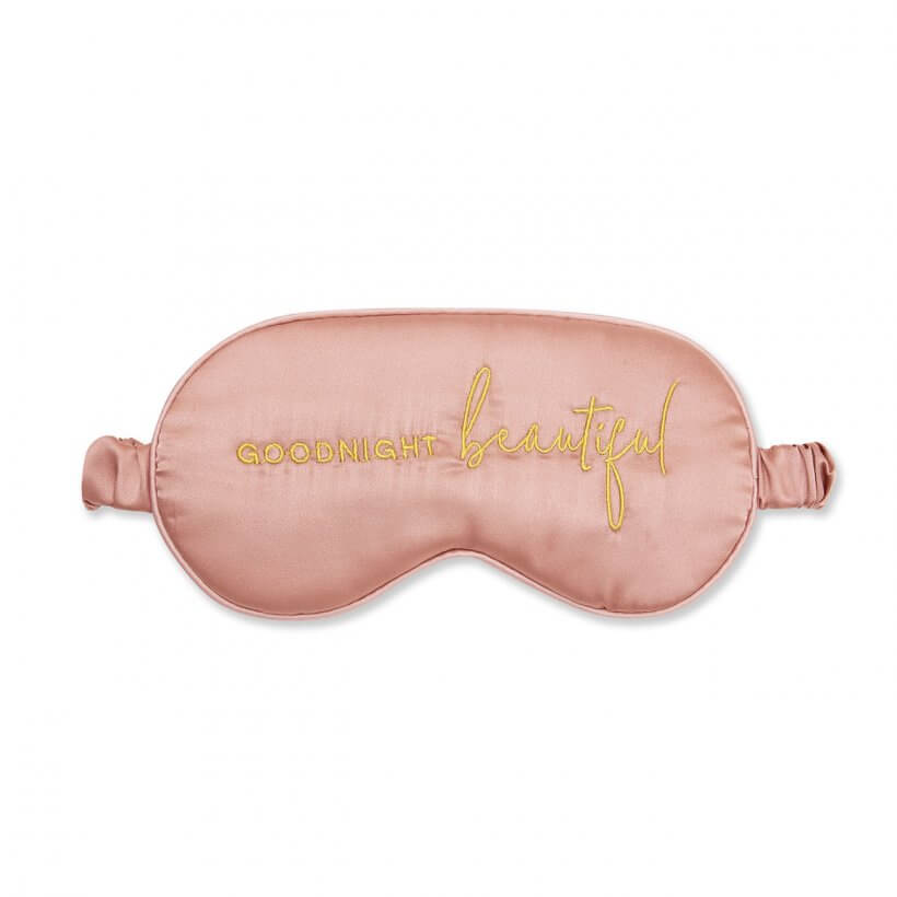 Satin Eye Mask | Goodnight Beautiful | Dusty Pink