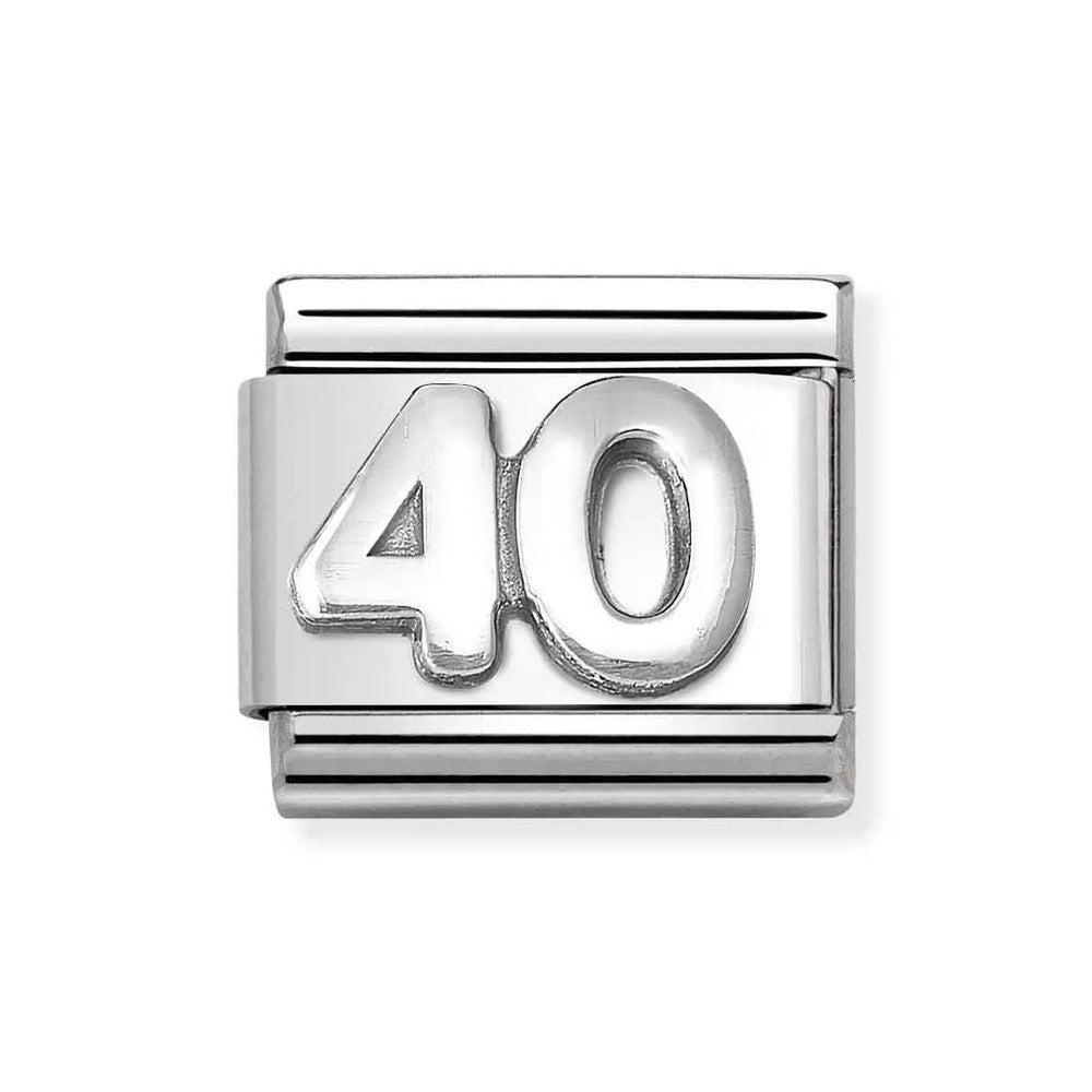 Composable Classic Link Number 40 In Silver