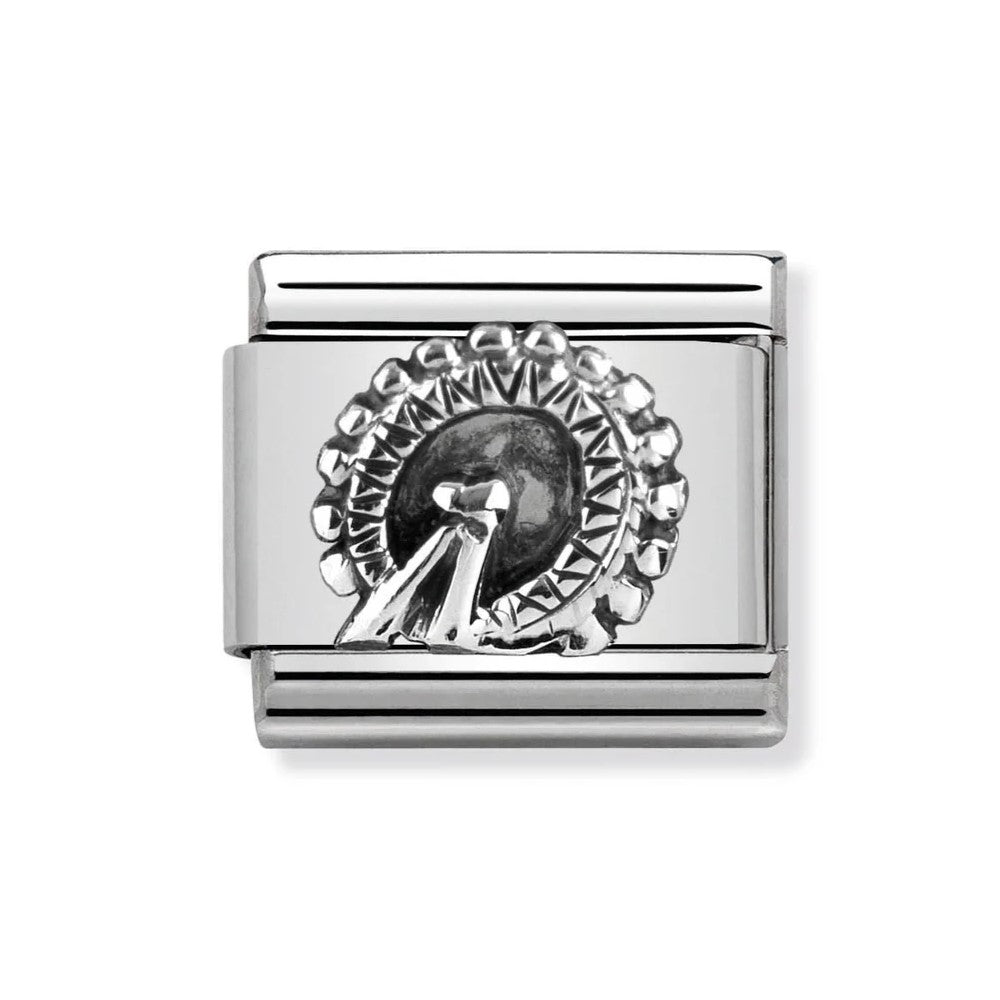 Classic Silver London Eye Link