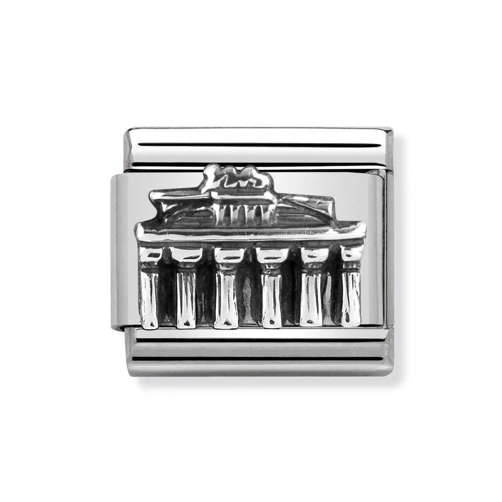 Classic Silver Brandenburg Gate Link