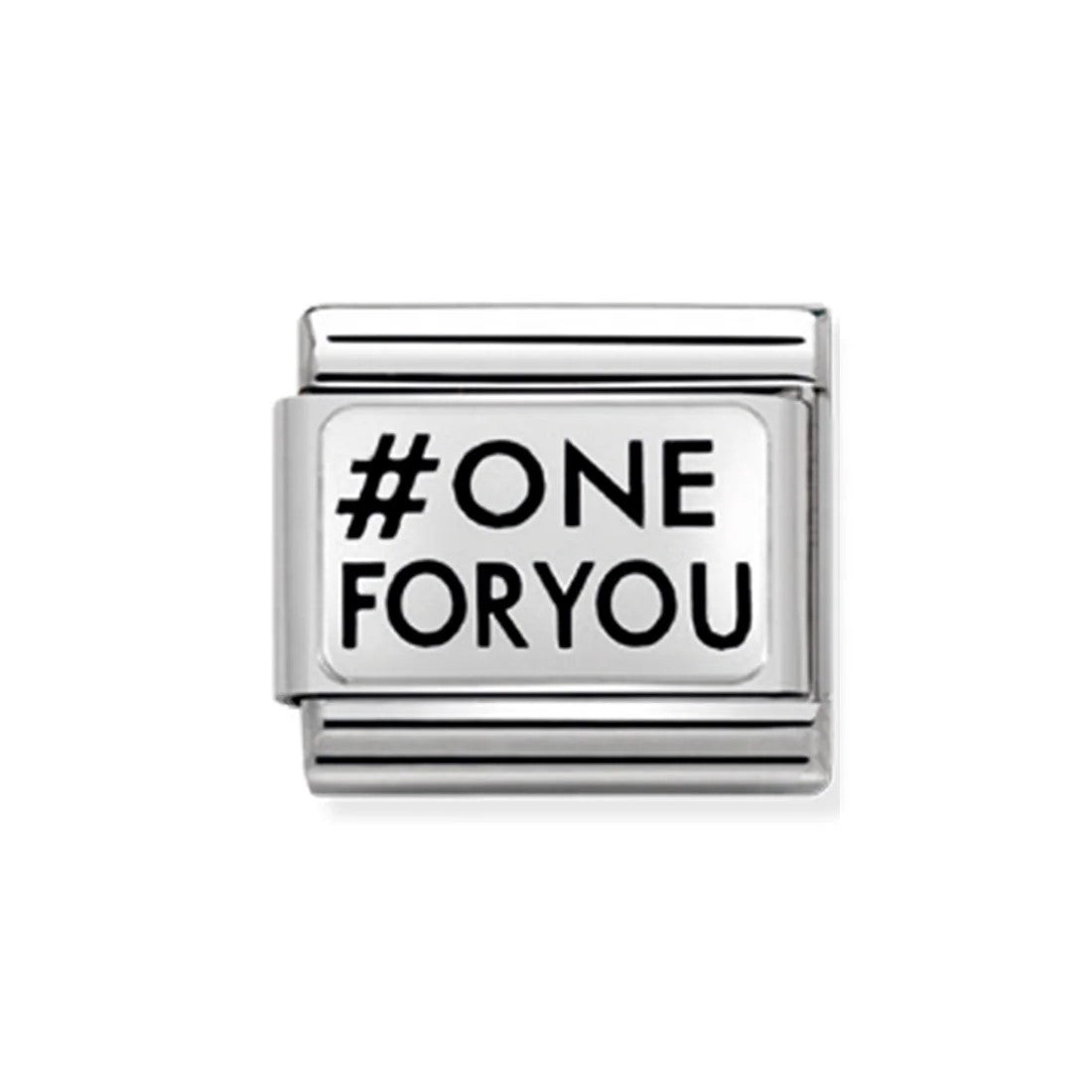 Classic Oxidised Plate '#ONEFORME' Link