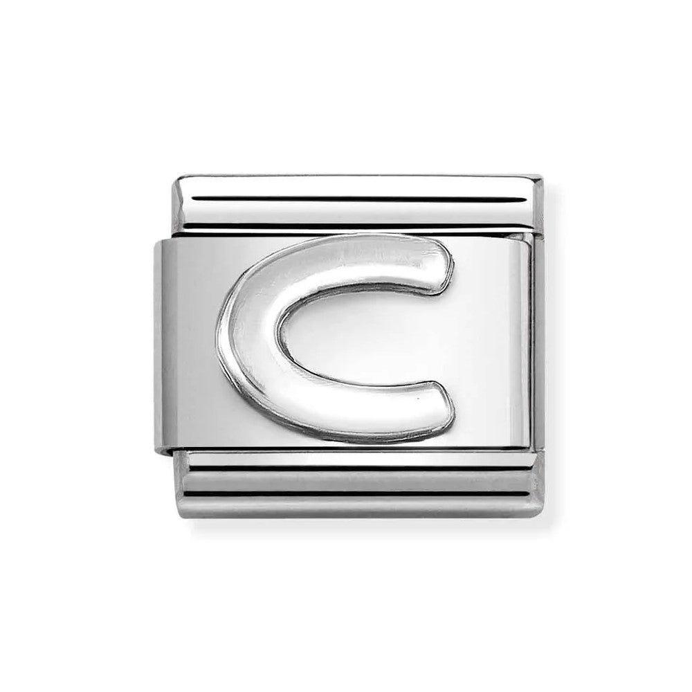 Composable Classic Link Letter C In 925 Silver