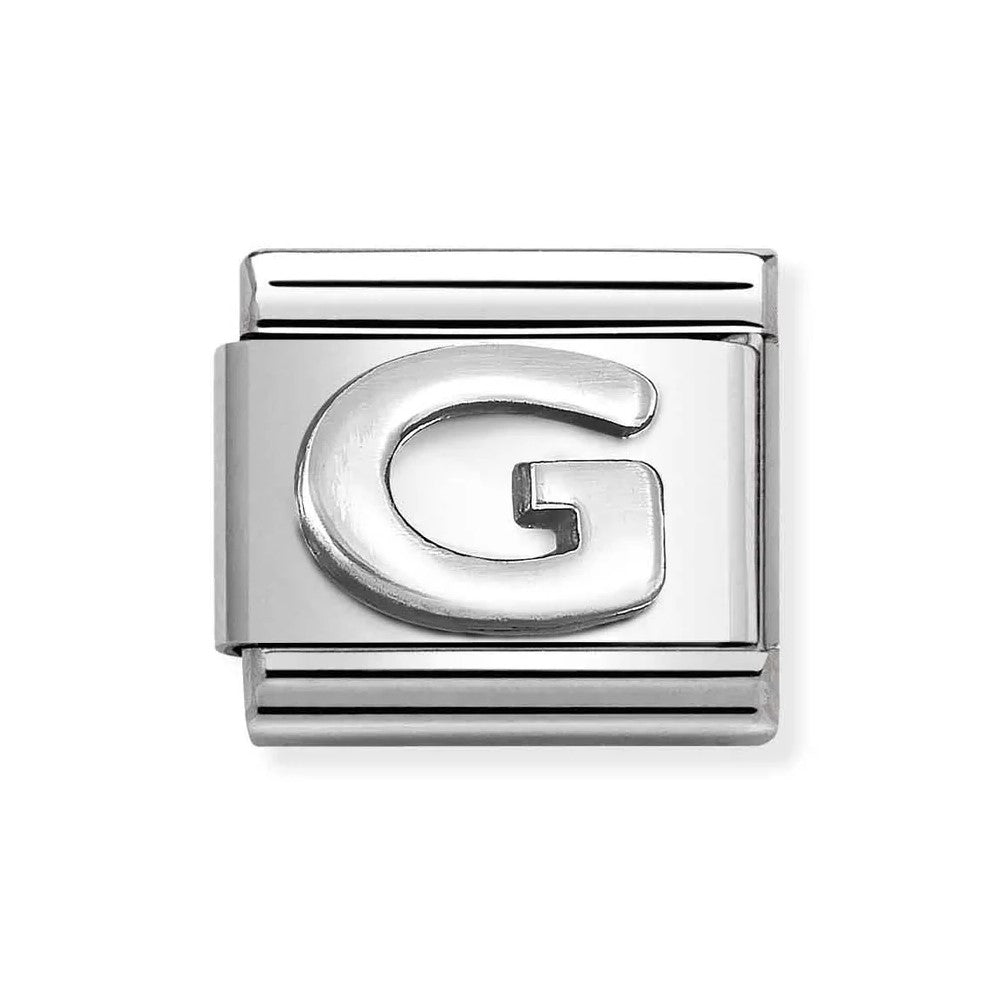 Composable Classic Link Letter G In 925 Silver