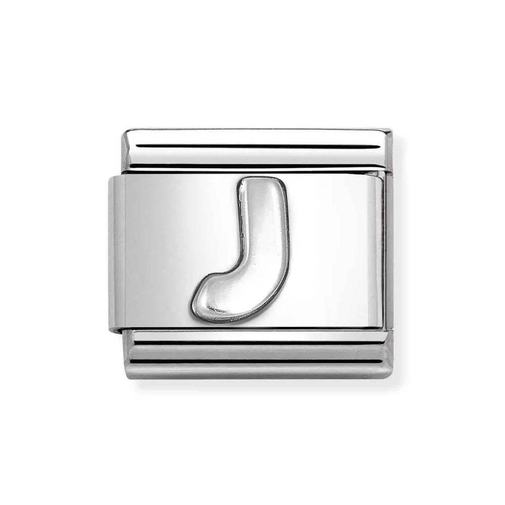 Composable Classic Link Letter J In 925 Silver