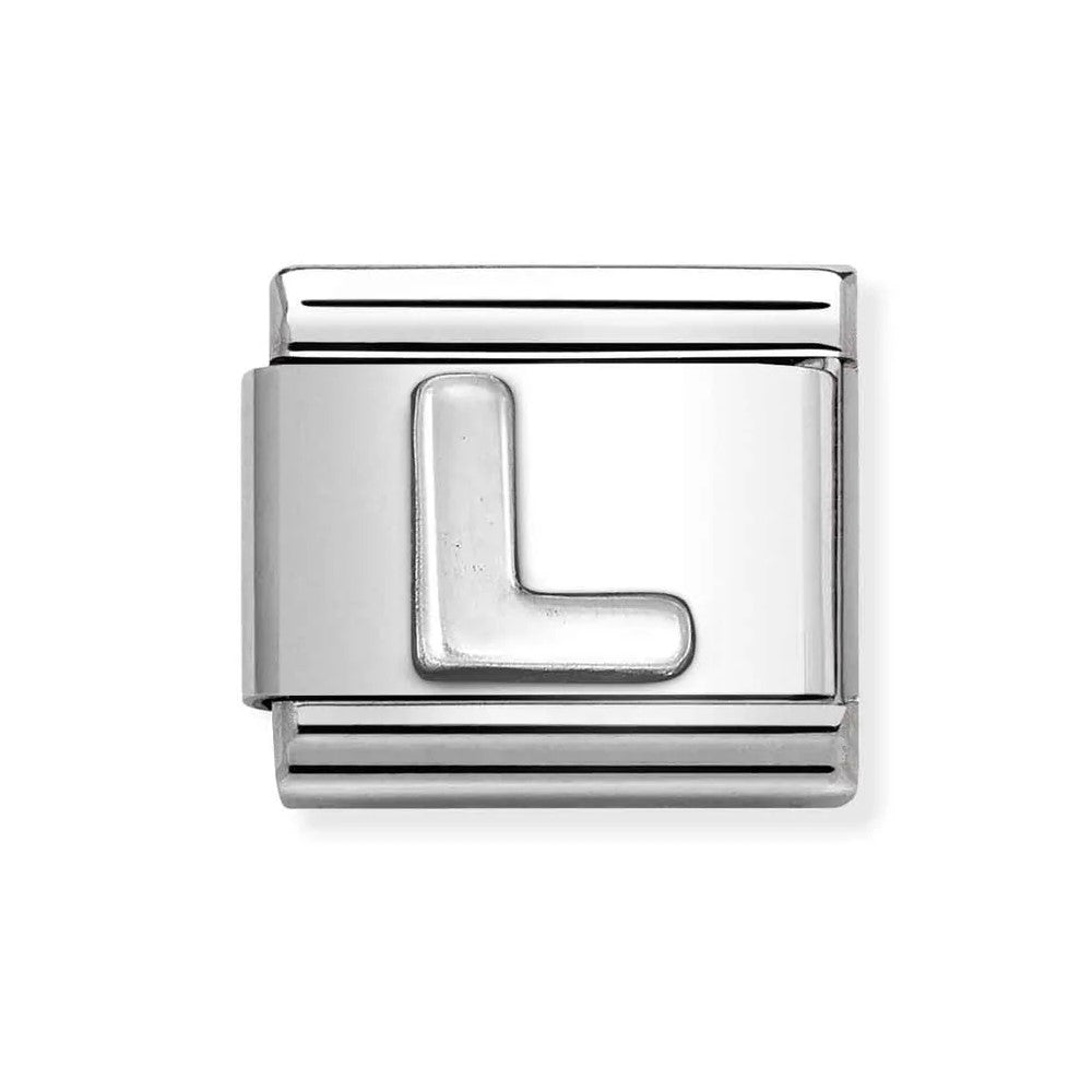 Composable Classic Link Letter L In 925 Silver