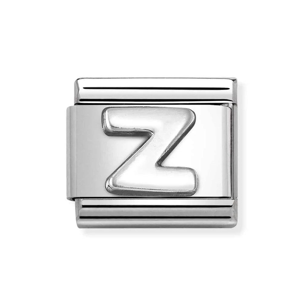 Composable Classic Link Letter Z In 925 Silver