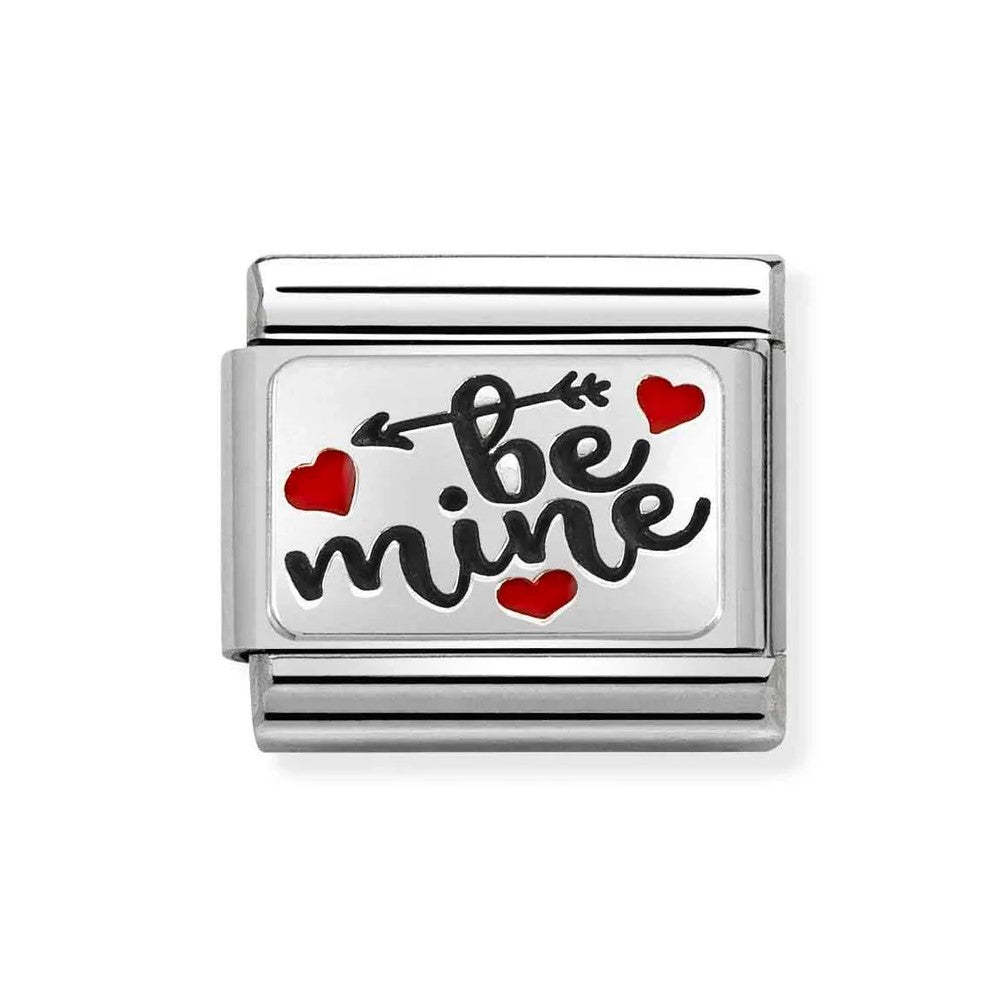 Composable Classic Plates Be Mine With Hearts Link