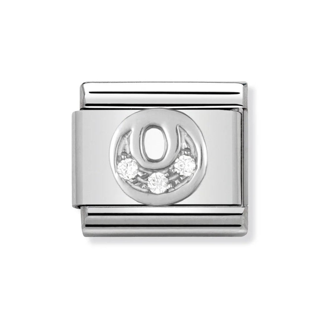 Classic CZ Letter 'O' Link