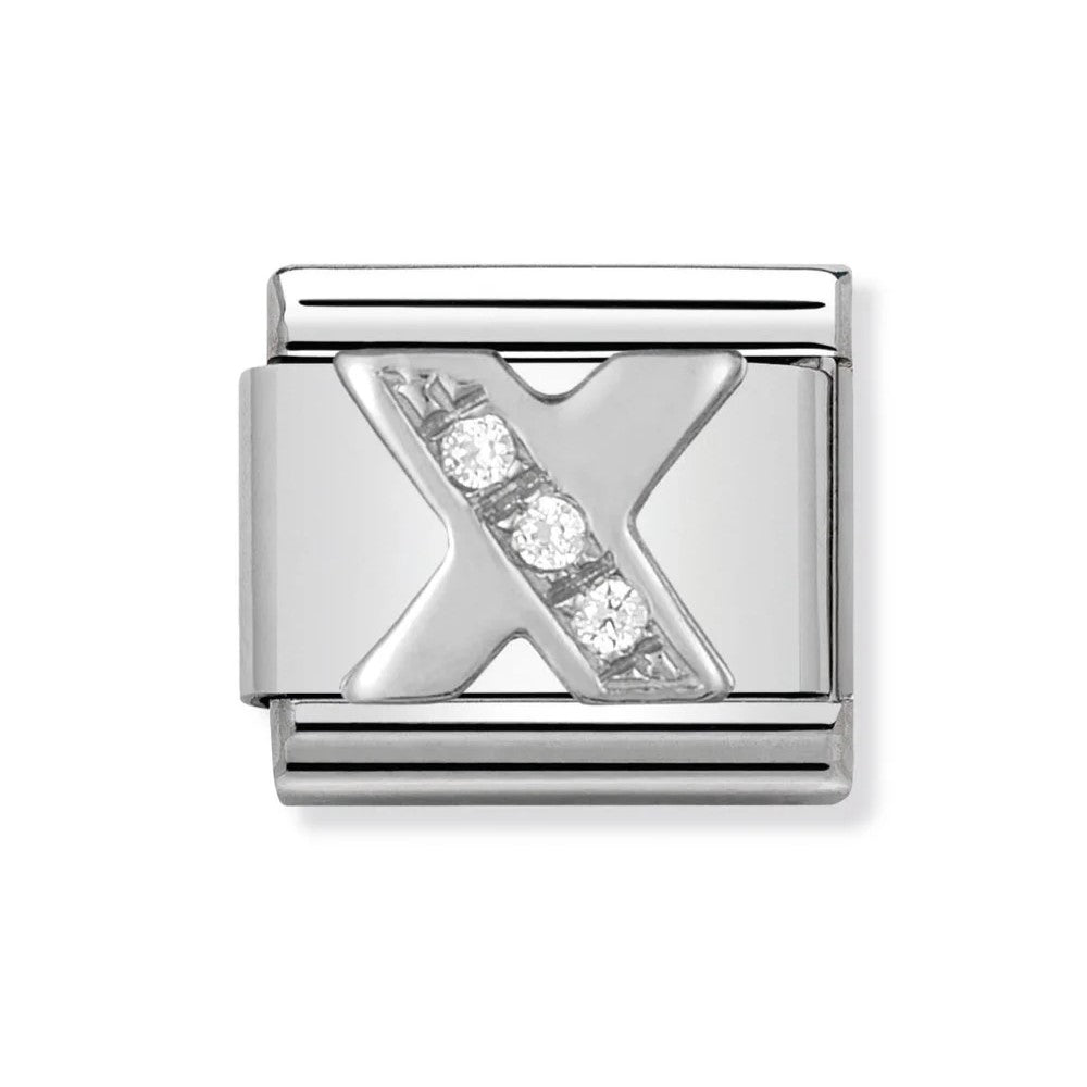 Classic CZ Letter 'X' Link