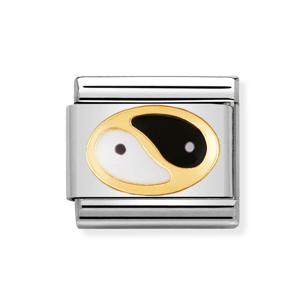 Classic Gold Ying Yang Link