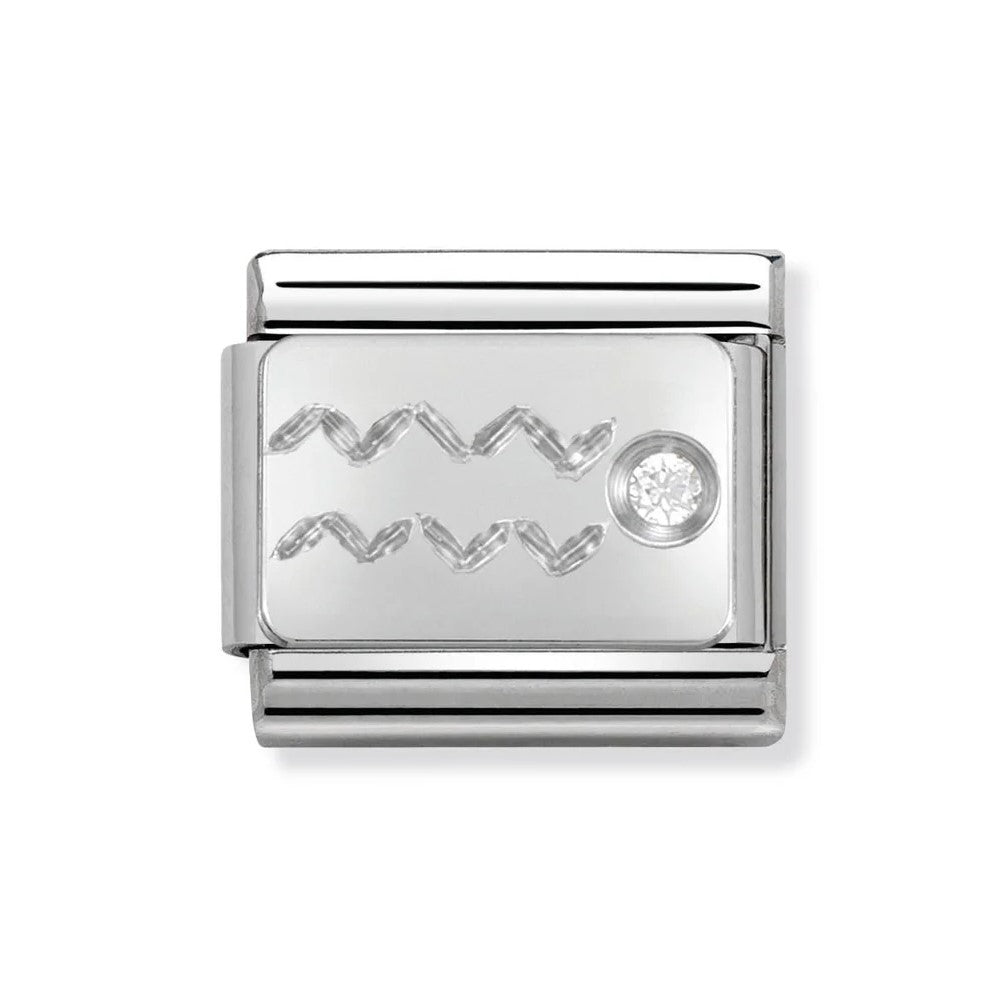 Composable Classic Zodiac CZ Aquarius Link