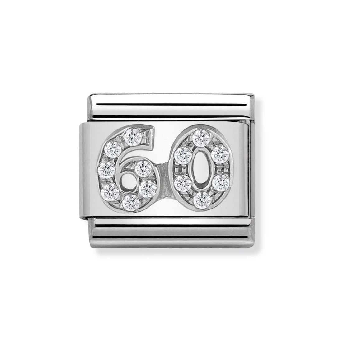 Composable Classic Stainless Steel CZ 60 Charm